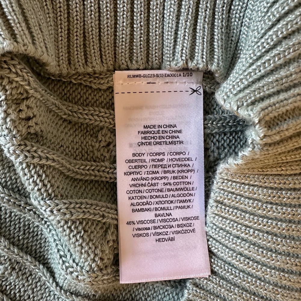Ralph Lauren cable-knit short sleeve dress Small - Picture 6 of 8